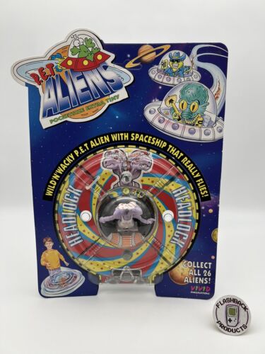 P.E.T ALIENS 👽 Headlock (2) Figur 🔥 Vivid - 1993 🔥 NEU & SEALED 🛸RARE