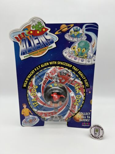 P.E.T ALIENS 👽 Sea Dog 13 Figur 🔥Vivid - 1993🔥 NEU & SEALED 🛸RARE