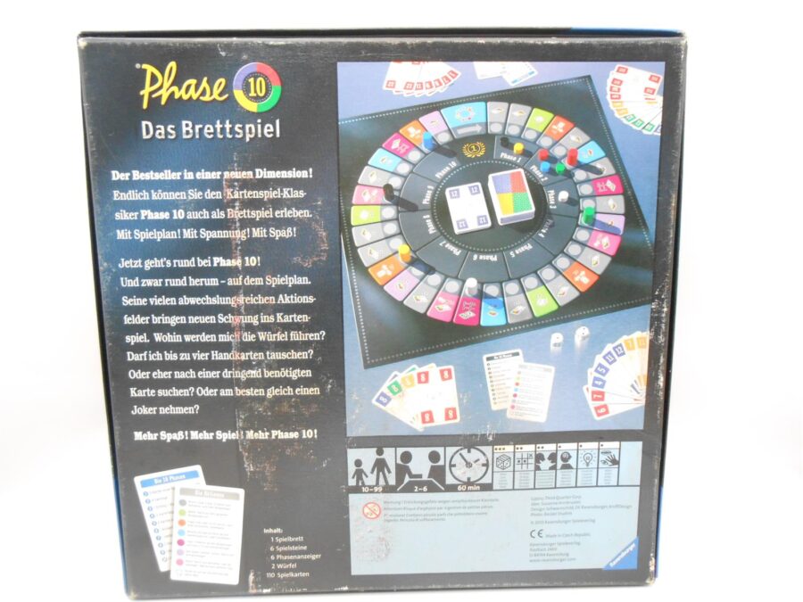 Phase 10 Das Brettspiel + Kartenspiel Ravensburger vollständig