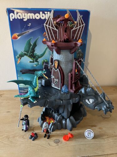Playmobil 4836 Drachenturm + Drache + Zubehör & OVP