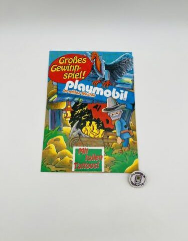 Playmobil im wilden Westen Gewinnspiel von 1994 mit Tattoos | Sammler
