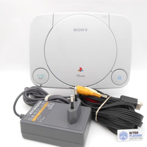 PlayStation 1 PS1 One SLIM Konsole mit Anschlusskabeln Sony getestet