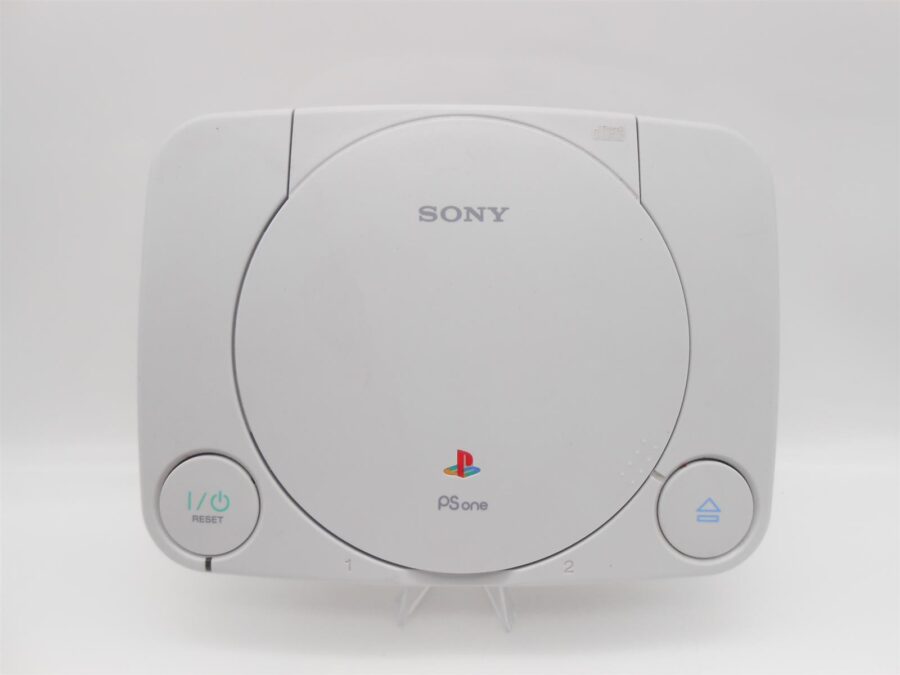 PlayStation 1 PS1 One SLIM Konsole mit Anschlusskabeln Sony getestet