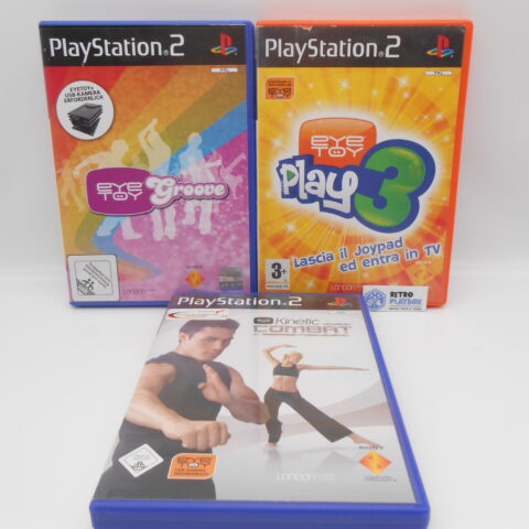 Playstation 2 Eye Toy Groove + Play 3 + Kinetic Combat Zustand: Gut