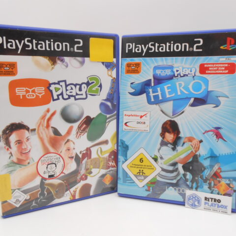 Playstation 2 PS2 EyeToy Play: Hero + Play 2 Bundle PAL Zustand: Gut