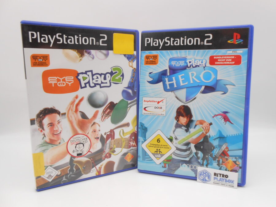 Playstation 2 PS2 EyeToy Play: Hero + Play 2 Bundle PAL Zustand: Gut