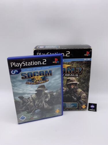Playstation 2 / PS2 Socom 3 U.S Navy Seals BOX mit Kopfhörer