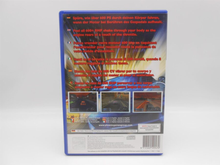 Playstation 2 PS2 Spiel DRAG RACER USA Zustand: Gut