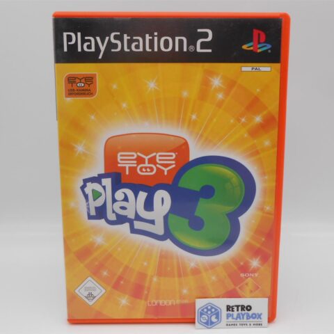 Playstation 2 PS2 Spiel EYE TOY PLAY 3 Zustand: Gut