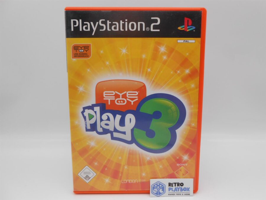 Playstation 2 PS2 Spiel EYE TOY PLAY 3 Zustand: Gut