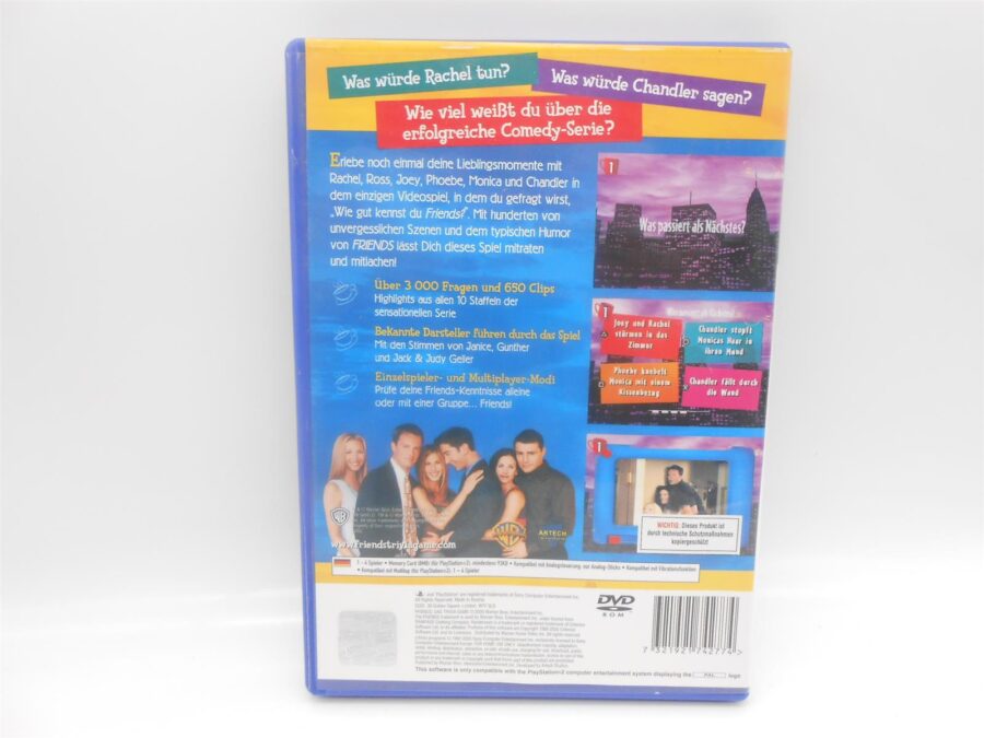 Playstation 2 PS2 Spiel Game FRIENDS Das Trivia Game PAL Zustand: Gut