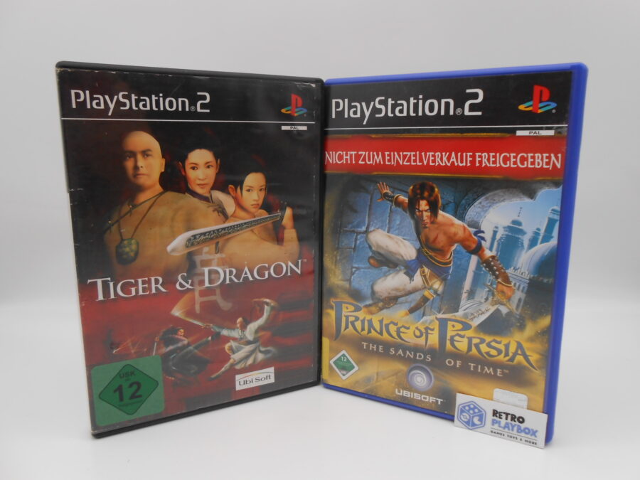 Playstation 2 PS2 Tiger&Dragon + Prince of Persia Bundle Zustand: Gut