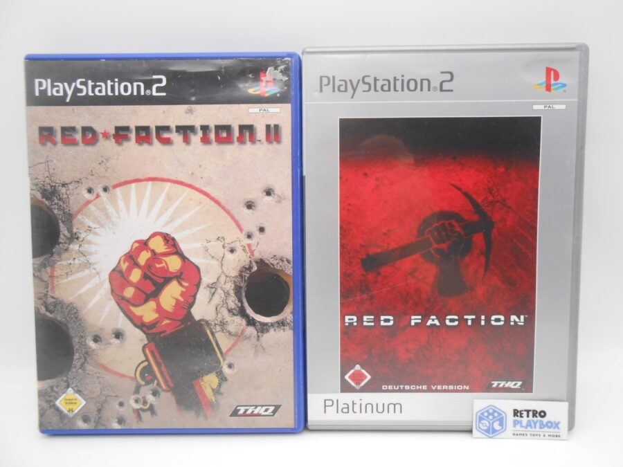 Playstation 2 Red Faction 1 + 2 Retro Vintage 2002 Zustand: Gut