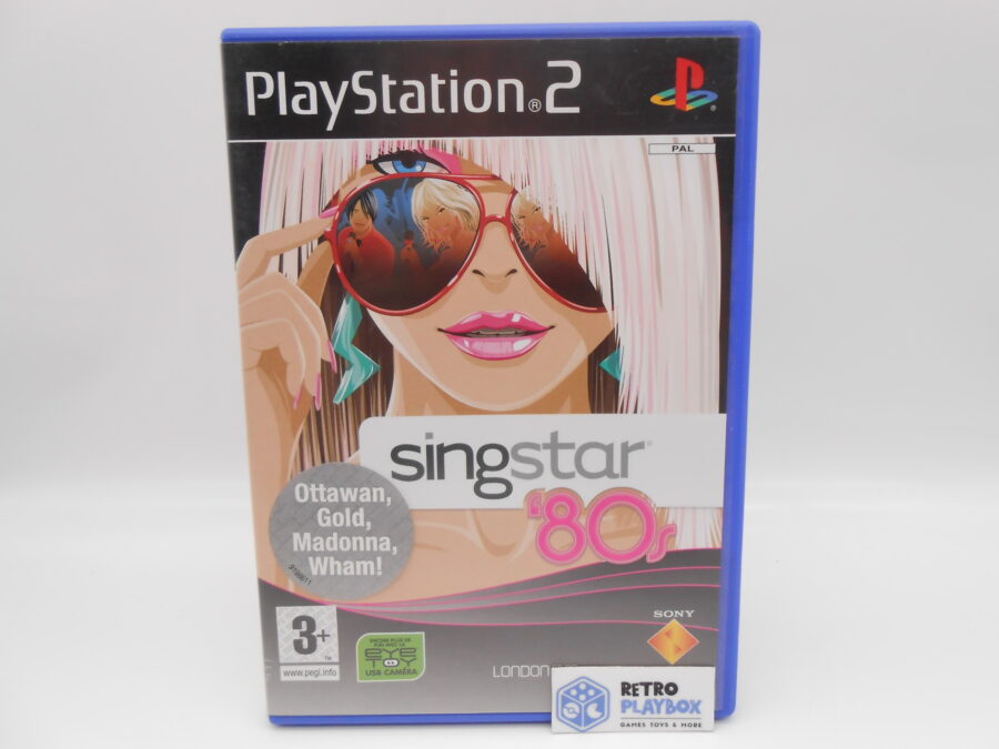 Playstation 2 Spiel Game Singstar 80s Retro 2006 Zustand: Gut