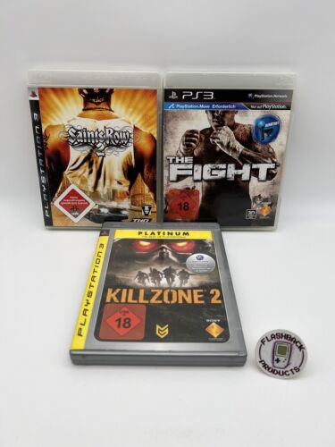 PlayStation 3 Bundle Ü18 Saints Row 2 + Killzone 2 + The Fight Zustand:Gut