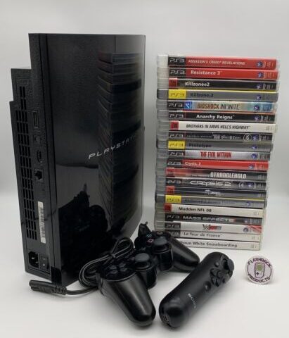 Playstation 3 PS3 Fat Lady 40 GB Controller & 20 Spiele🔥 Zustand: Gut