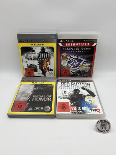 PlayStation 3 Ü18 4 Spiele mit Red Faction & Saints Row Zustand:Gut