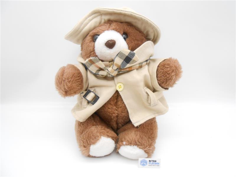 Plüsch Bär Abenteuer Entdecker mit Jacke und Hut Forscher ca. 20cm
