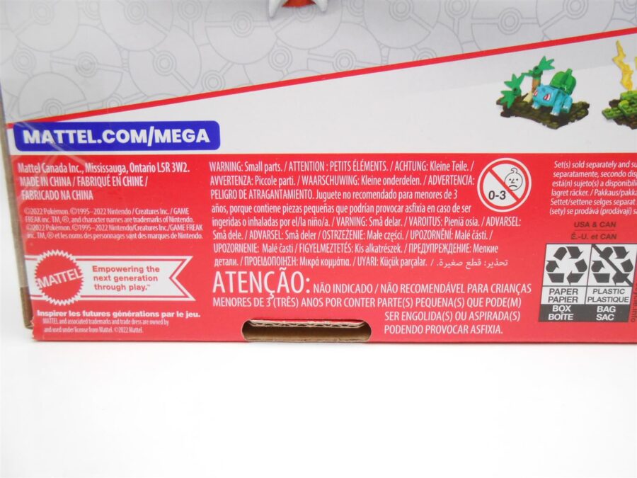 Pokemon Glurak Charizard Mega Bauset Klemmbausteine Mattel NEU OVP