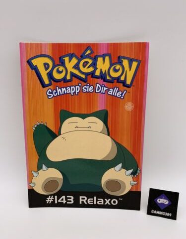 Pokémon Postkarte Karte Relaxo #143 / Nintendo 2000 Retro