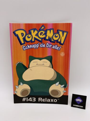 Pokémon Postkarte Karte Relaxo #143 / Nintendo 2000 Retro