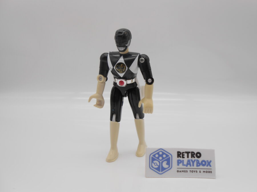 POWER RANGER Bandai 1995 Black Ranger Figur Retro Vintage