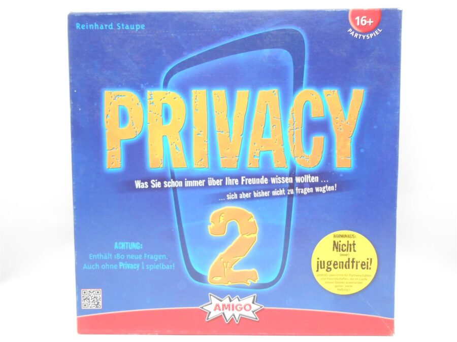 PRIVACY 2 Gesellschaftsspiel AMIGO ab 16 Jahre 2 bis 5-12 Spieler