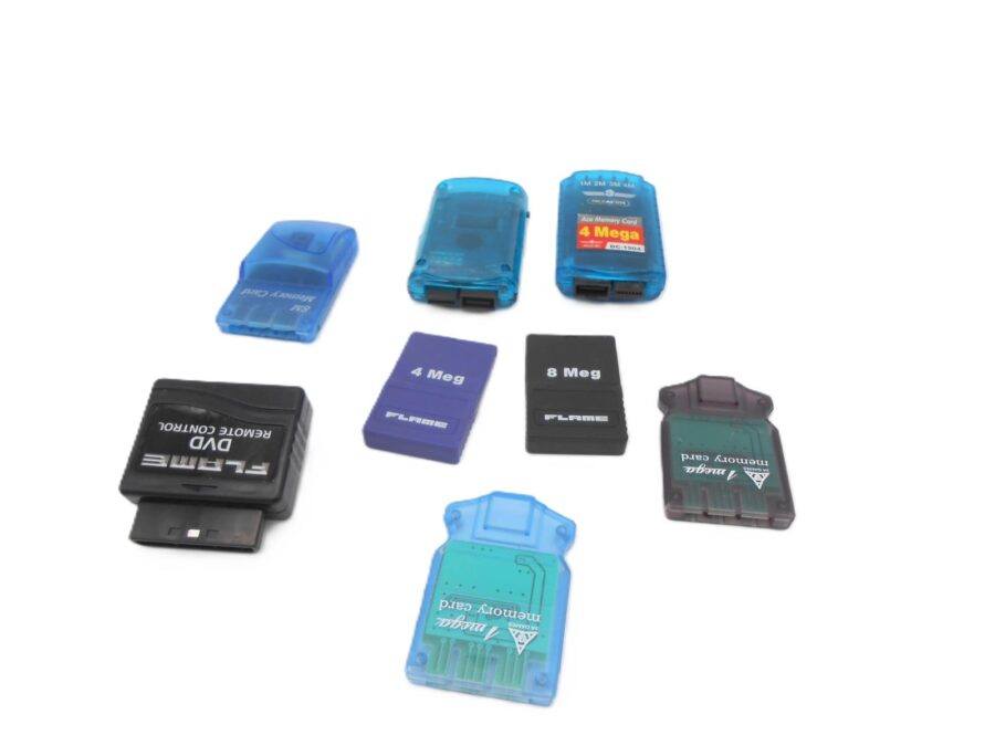 PS1 - Memorycard Konvolut 8 Stück versch. Sorten siehe Fotos