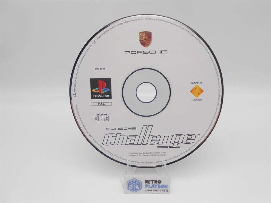 PS1 Sony Playstation 1 Porsche Challenge nur CD Zustand Gut