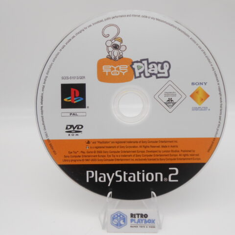 PS2 Sony Playstation 2 EYE TOY PLAY nur CD Zustand Gut