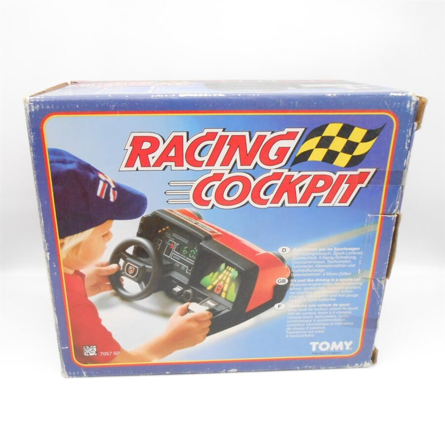 Racing Cockpit TOMY+ OVP Vintage Spielzeug Rarität 80er Jahre getestet