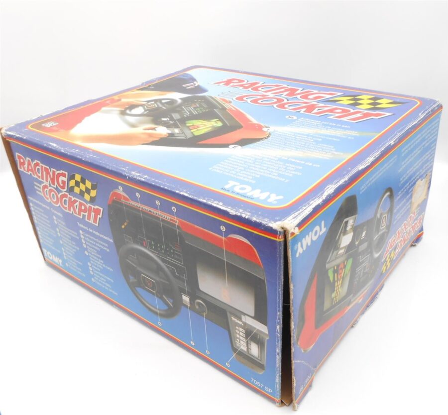 Racing Cockpit TOMY+ OVP Vintage Spielzeug Rarität 80er Jahre getestet