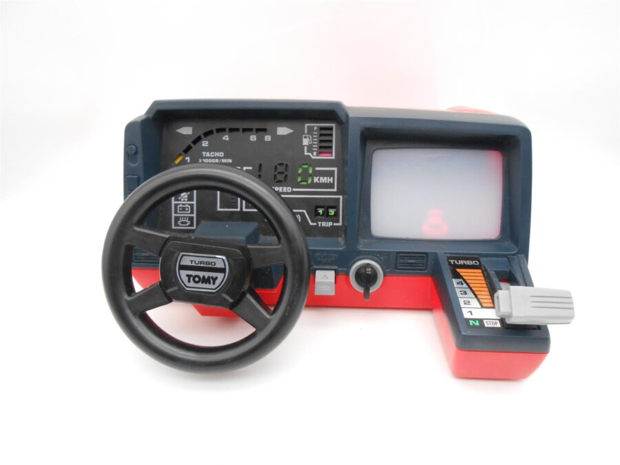Racing Cockpit TOMY+ OVP Vintage Spielzeug Rarität 80er Jahre getestet