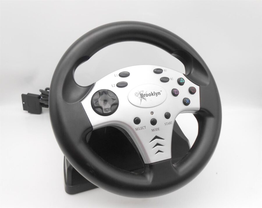 Racing Wheel Brooklyn Booster 2800 für Playstation 1 & 2 PS One PS2