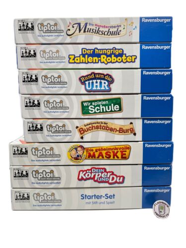 Ravensburger tiptoi Starter-Set ohne Stift +7 Erweiterungen Geschenkidee