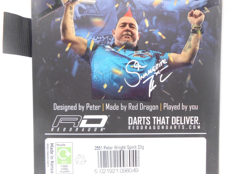RED DRAGON Peter Snakebite Wright Spirit Edition Premium Tungsten Darts Set 23g