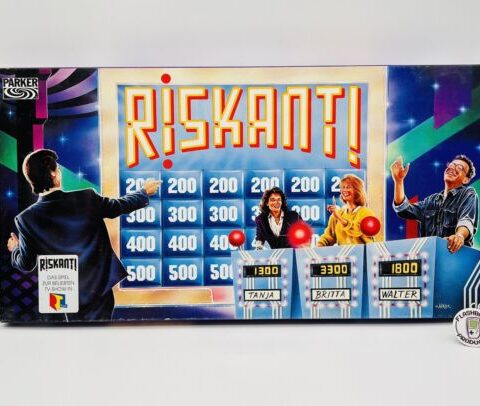 Riskant! Brettspiel Parker 1991 Retro Vintage Top Zustand!