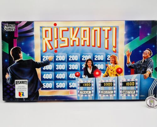Riskant! Brettspiel Parker 1991 Retro Vintage Top Zustand!
