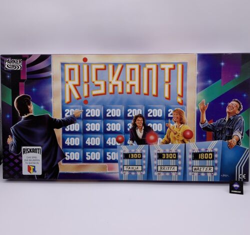 Riskant! Brettspiel Parker 1991 Retro Vintage Top Zustand!