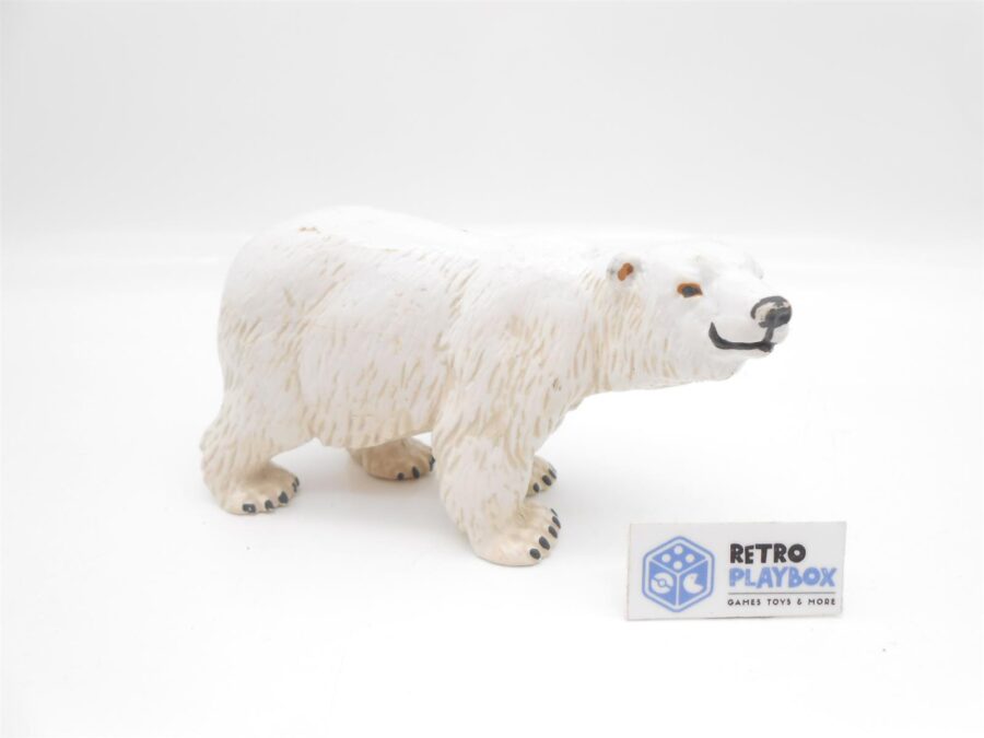 Schleich Eisbär Bär Weiß Größe 6x11cm Vintage