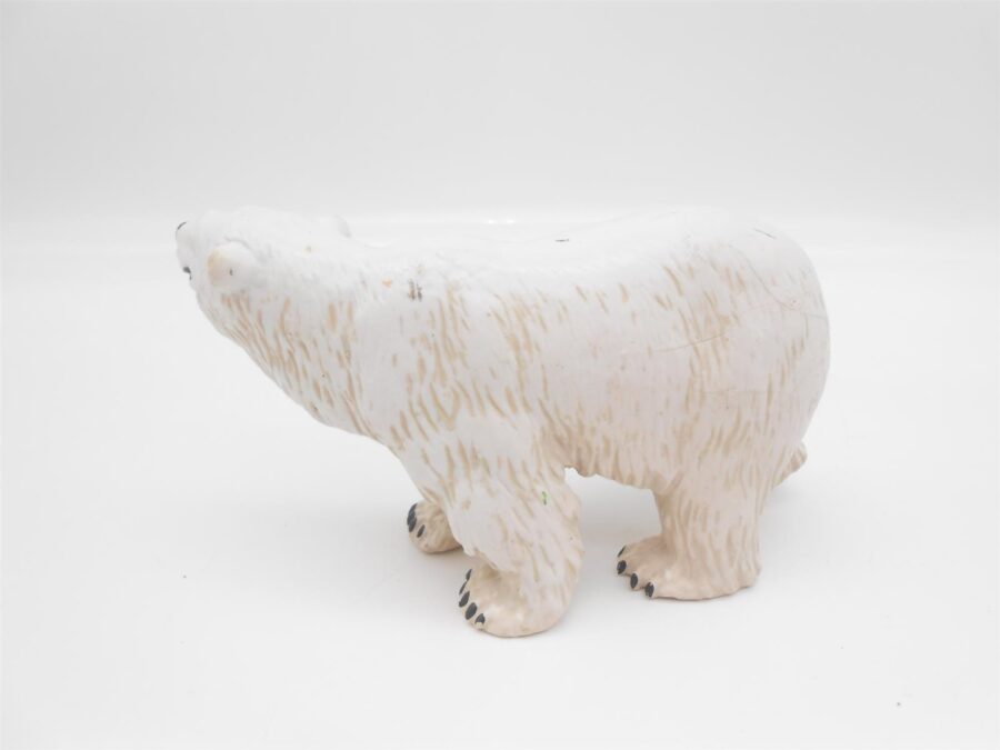 Schleich Eisbär Bär Weiß Größe 6x11cm Vintage