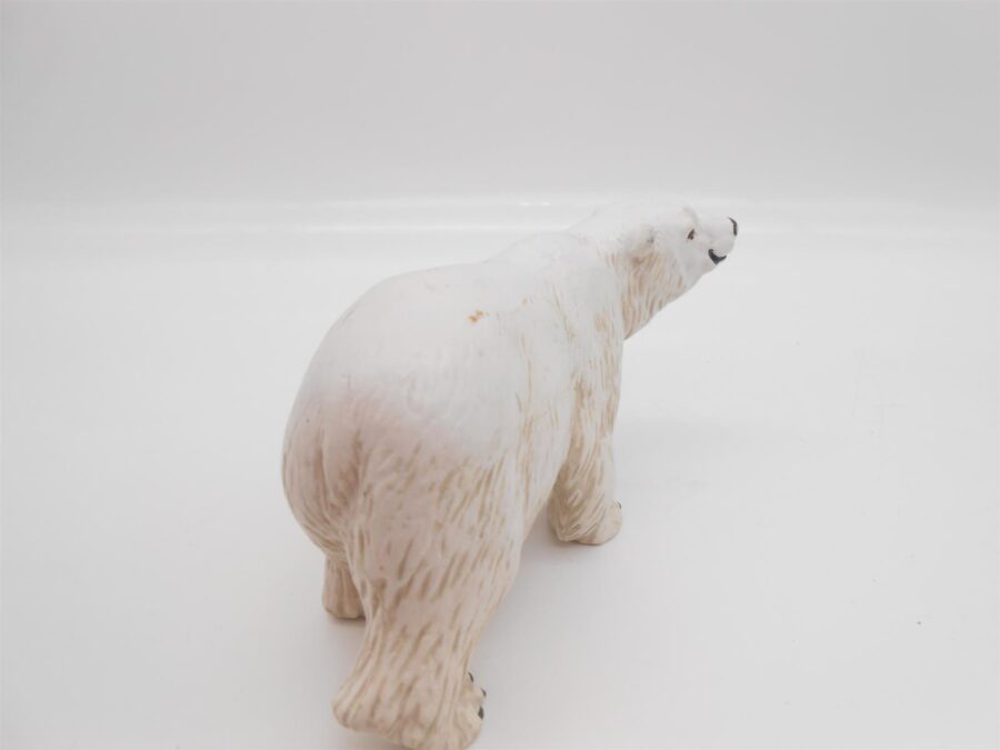 Schleich Eisbär Bär Weiß Größe 6x11cm Vintage