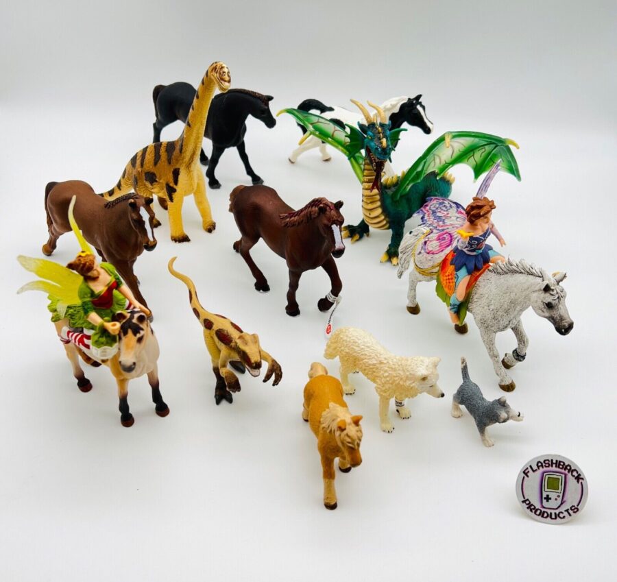 Schleich Figuren 🔥Drachen, Pferde, Dinosaurier & vieles mehr 🔥 Figur Pferd braun 2