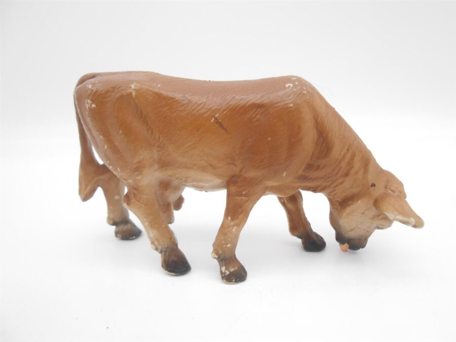 Schleich KUH Rind grasend 13205 Größe 6x12cm Vintage