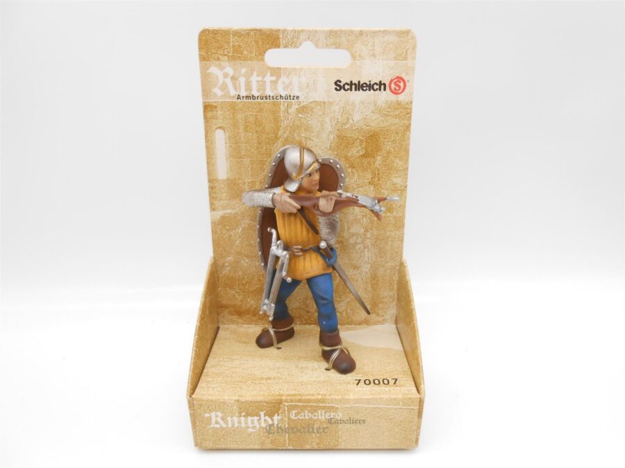 Schleich Ritter Set König(ohne Zepter) Soldat Fahnenträger Armbrustschütze
