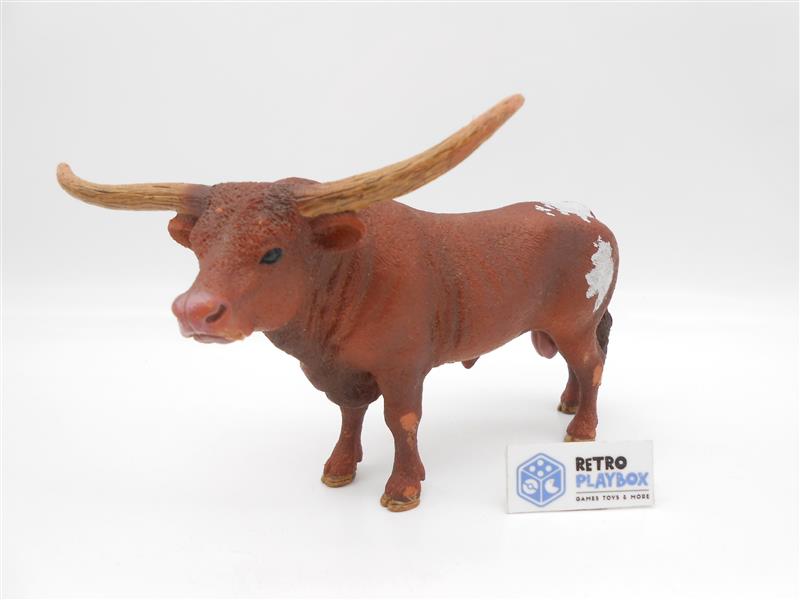 Schleich Texas Longhorn Bulle Figur 14x8 cm groß