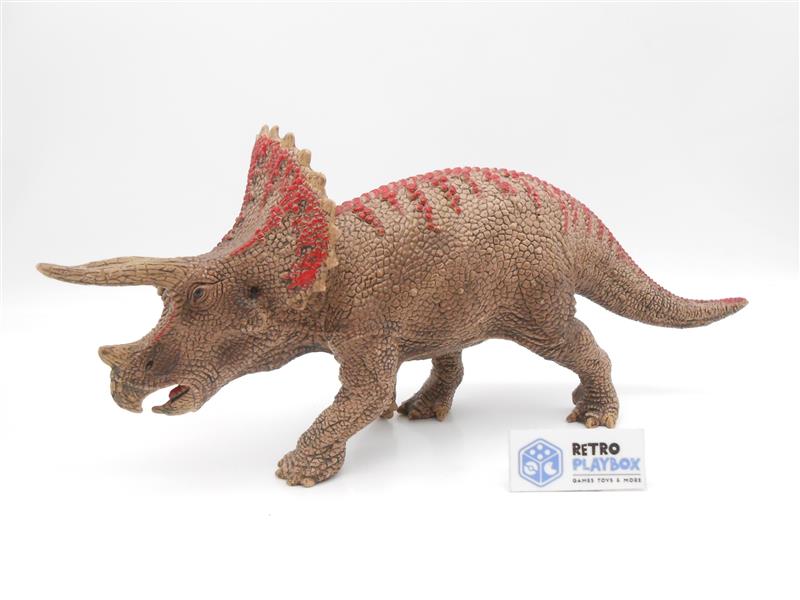 Schleich TRICERATOPS Dinosaurier Dino Figur ca. 9x22cm Top Zustand