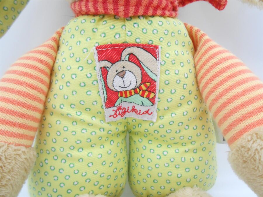 Schmusetier Kuscheltier Sigikid Wombel Bombel Hase 25 cm selten