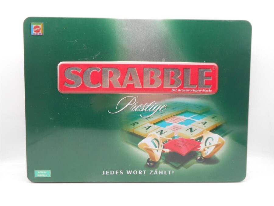 SCRABBLE Prestige Metallbox Mattel Jedes Wort Zählt!