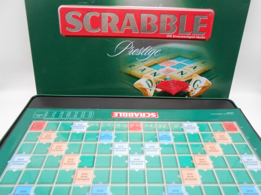 SCRABBLE Prestige Metallbox Mattel Jedes Wort Zählt!